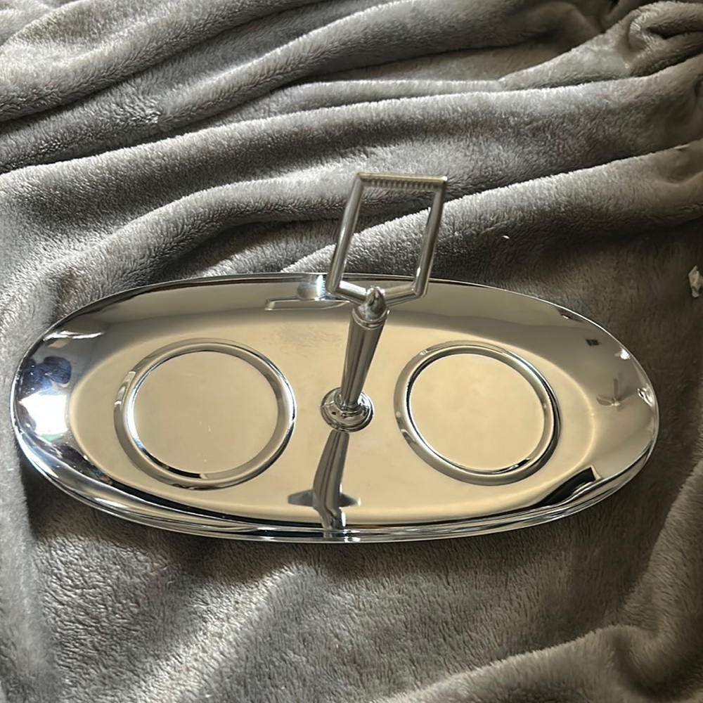 Vintage Shelton Ware N.Y.C. Oval Tray W/Handle